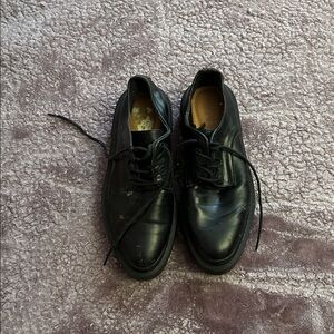 Longchamp Men's Black Oxfords Moc Toe
